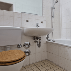 Badezimmer mit WC