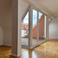 Galerie mit Zugang zur Dachterrasse 