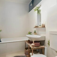 Virtual Home Staging: Einrichtungsvorschlag Bad Eigentumswohnung Reinickendorf