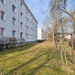 Rückansicht Wohngebäude