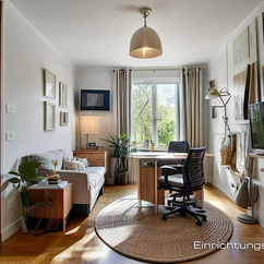 Virtual Home Staging: Einrichtungsvorschlag "Homeoffice"