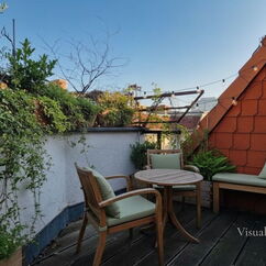 Virtual Staging: Einrichtungsvorschlag für die Dachterrasse