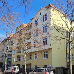 Blick auf das Gebäude 