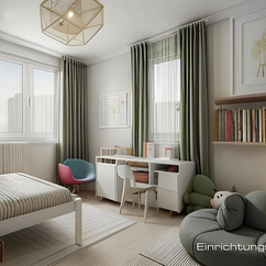 Virtual Home Staging: Einrichtungsvorschlag "Kinderzimmer"