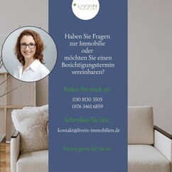 Kontakt LIVVIN Immobilien - Immobilienmaklerin Berlin