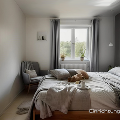 Virtual Home Staging: Einrichtungsvorschlag Schlafzimmer