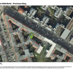 Umgebungskarte Dachgeschosswohnung Berlin Prenzlauer Berg