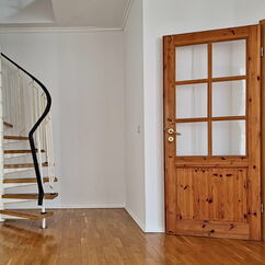Wendeltreppe ins Dachgeschoss