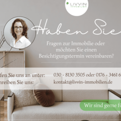Kontakt LIVVIN Immobilien - Immobilienmaklerin Berlin