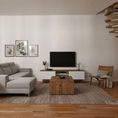 Virtual Staging: Einrichtungsvorschlag Wohnbereich