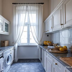 Virtual Staging: Einrichtungsvorschlag Küche - Eigentumswohnung Berlin - Friedenau
