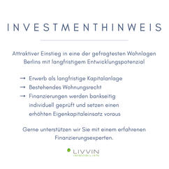 Investmenthinweis Eigentumswohnung Friedenau