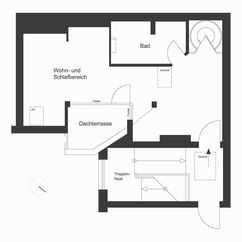 Grundriss Dachgeschoss - Eigentumswohnung Berlin - Prenzlauer Berg